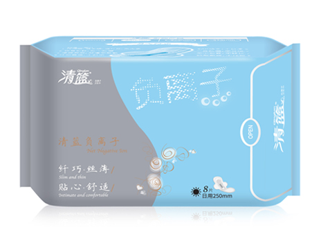 蘇家愛(ài)華 清籃負(fù)離子衛(wèi)生巾